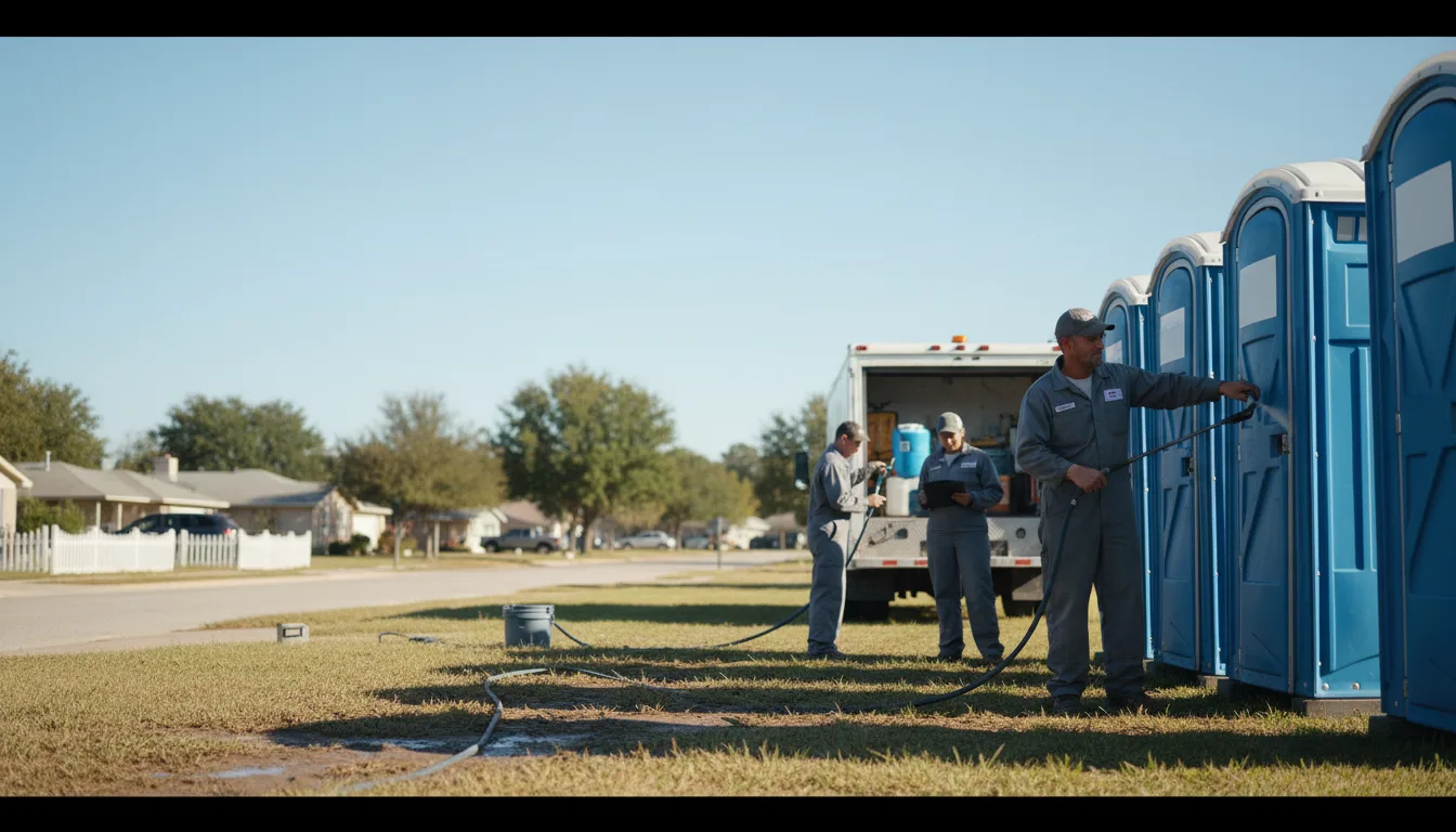 Long-Term Portable Toilet Rental in Calvert, TX near me